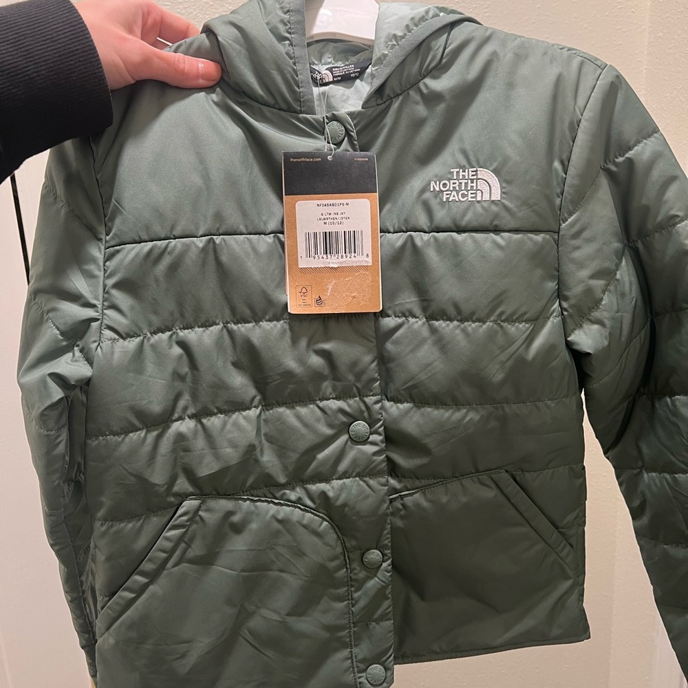 The North Face Girls' Jacket in Sage Green